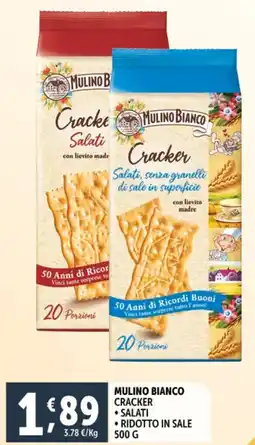 Deco Supermercati Mulino bianco cracker, salati, ridotto in sale offerta