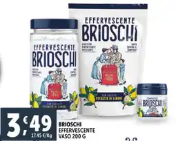 Deco Supermercati Brioschi effervescente vaso offerta