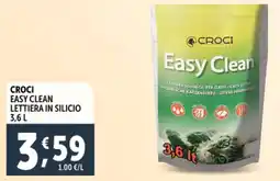 Deco Supermercati Croci easy clean lettiera in silicio offerta