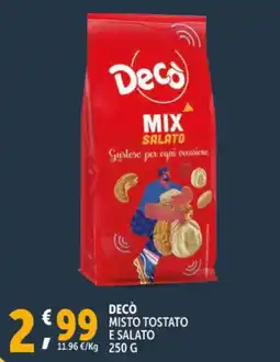 Deco Supermercati Decò misto tostato e salato offerta