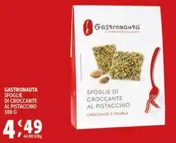 Deco Supermercati Gastronauta sfoglie di croccante al pistacchio offerta