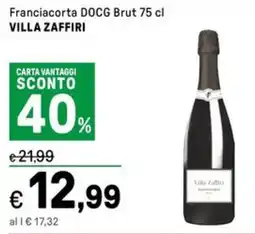 Iper La Grande Franciacorta DOCG Brut VILLA ZAFFIRI offerta