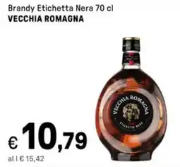 Iper La Grande Brandy Etichetta Nera VECCHIA ROMAGNA offerta
