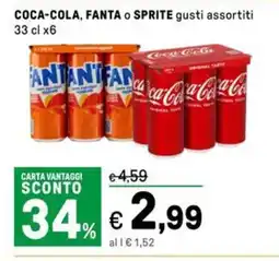 Iper La Grande Coca-cola, fanta o sprite offerta