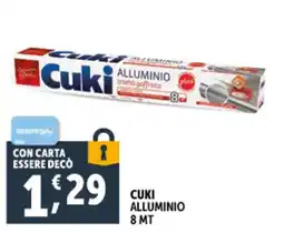 Deco Supermercati Cuki alluminio 8 mt offerta