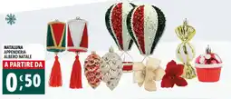 Deco Supermercati Nataluna appenderia albero natale offerta