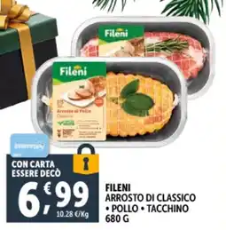 Deco Supermercati Fileni arrosto di classico offerta