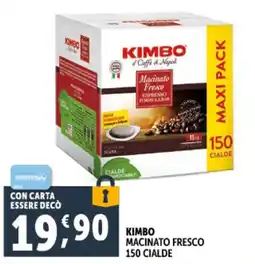 Deco Supermercati Kimbo macinato fresco 150 cialde offerta