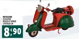 Deco Supermercati Nataluna scooter rosso e verde offerta