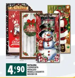 Deco Supermercati Nataluna copriporta natalizio offerta