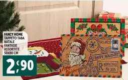 Deco Supermercati Fancy home tappeto taba natale offerta