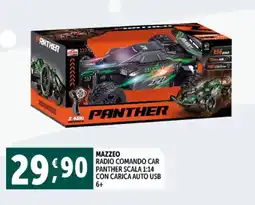 Deco Supermercati Mazzeo radio comando car panther scala 1:14 con carica auto usb offerta