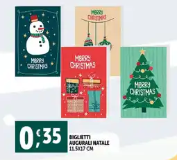 Deco Supermercati Biglietti augurali natale offerta