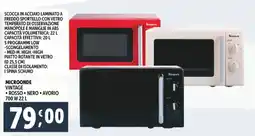 Deco Supermercati Microonde vintage offerta