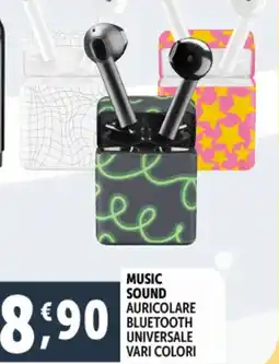 Deco Supermercati Music sound auricolare bluetooth universale offerta
