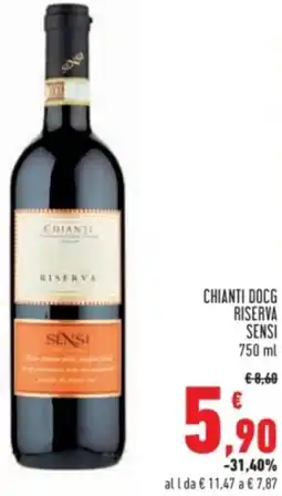 Conad Chianti docg riserva sensi offerta