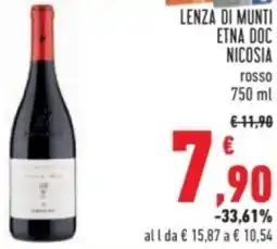 Conad Lenza di munti etna doc nicosia offerta