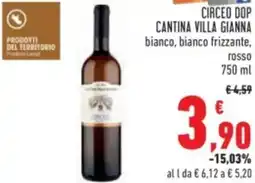 Conad Circeo dop CANTINA VILLA GIANNA offerta