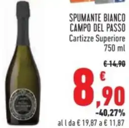 Conad Spumante bianco CAMPO DEL PASSO offerta