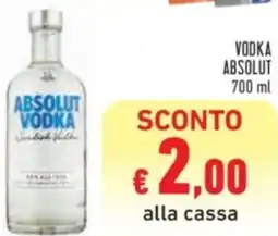 Conad Absolut vodka offerta