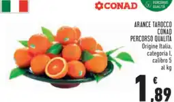 Conad Arance tarocco CONAD PERCORSO QUALITÀ offerta