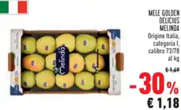 Conad Mele golden delicius melinda offerta