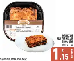 Conad Melanzane alla parmigiana NONNA LINA offerta