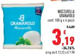 Conad Mozzarella GRANAROLO offerta