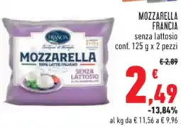 Conad Mozzarella FRANCIA offerta