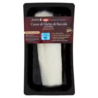 CUORE DI FILETTO DI BACCALÀ AMMOLLATO FIOR FIORE