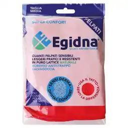 Ipercoop GUANTI PER PULIZIE FELPATI IN GOMMA EGIDNA offerta