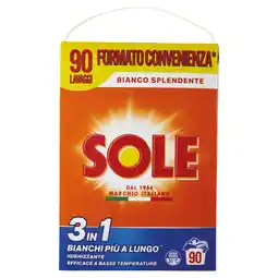 Ipercoop DETERSIVO IN POLVERE PER LAVATRICE SOLE offerta