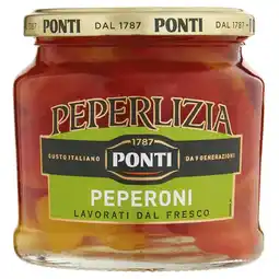 Ipercoop PEPERONI, CIPOLLINE, CETRIOLISSIMI, VERDURE PEPERLIZIA PONTI offerta