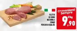 Conad Filetto dii suino nazionale conad percorso qualita offerta