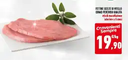 Conad Fettine scelte di vitello conad percorso qualità offerta