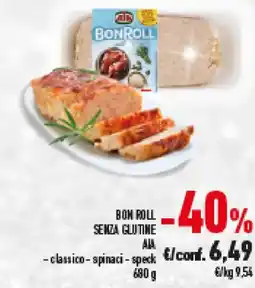 Conad Bon roll senza glutine AIA offerta