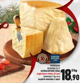 Conad Parmigiano reggiano d.o.p. SAPORI & DINTORNI CONAD offerta