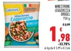 Conad Minestrone Leggerezza OROGEL offerta