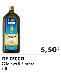 Iper Tosano DE CECCO Olio evo il Piacere offerta