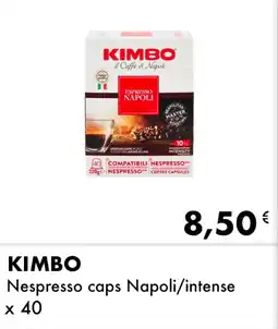 Iper Tosano KIMBO Nespresso caps Napoli/intense offerta