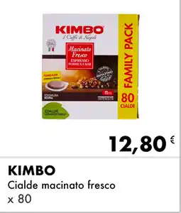 Iper Tosano KIMBO Cialde macinato fresco offerta