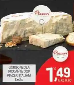 Crai Gorgonzola piccante dop PIACERI ITALIANI offerta