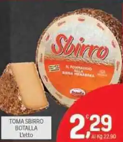 Crai Toma sbirro botalla offerta