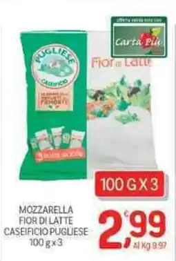 Crai Mozzarella fior di latte CASEIFICIO PUGLIESE offerta