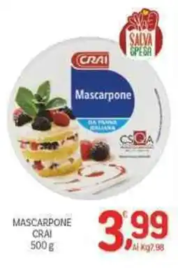 Crai Mascarpone CRAI offerta