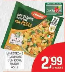 Crai Minestrone tradizione con pasta FINDUS offerta