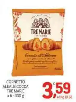 Crai Cornetto all'albicocca TRE MARIE offerta