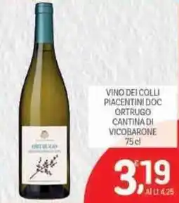 Crai Vino dei colli piacentini doc ortrugo cantina di vicobarone offerta