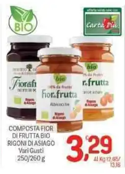 Crai Composta fior di frutta bio RIGONI DI ASIAGO offerta