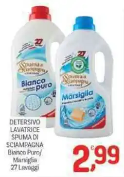 Crai Detersivo lavatrice SPUMA DI SCIAMPAGNA offerta